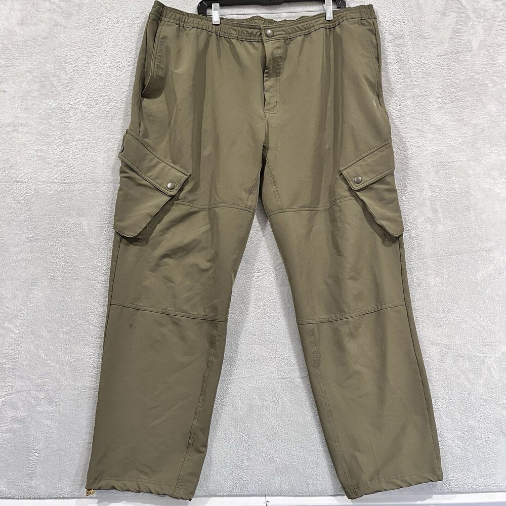 Bonobos‎ Fielder Cargo Pants Men's 2XL Gren Multi Pocket Stretch Hiking
